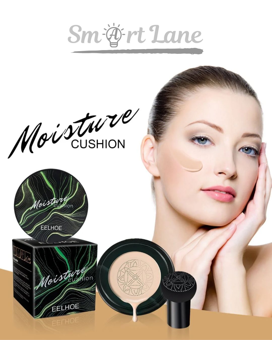 MOISTURE CUSHION® la Base que transforma tu rutina de maquillaje en confianza.